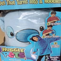 image-Children's Cotton Pajamas Long Sleeve Cartoon Print Blue