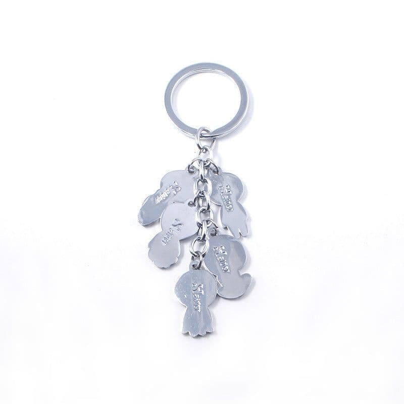 image-Anime Princess Mononoke Tree Elf Keychain Metal Pendant Gift