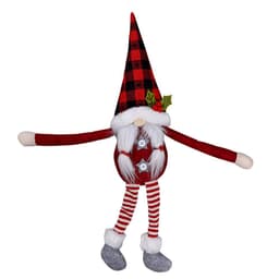 image-Christmas Curtain Tie Backs Forest Elderly Faceless Doll Gray 50cm