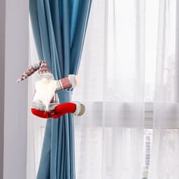 image-Haobei Christmas Lattice Forest Elderly Curtain Buckle Doll Pendant