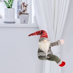 image-Haobei Christmas Lattice Forest Elderly Curtain Buckle Doll Pendant