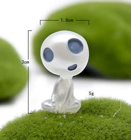image-Hayao Miyazaki Luminous Tree Wizard Resin Figurine with Glass Cover