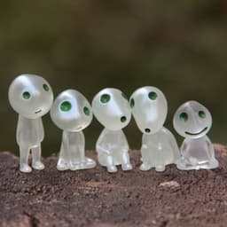 image-Hayao Miyazaki Luminous Tree Wizard Resin Figurine with Glass Cover