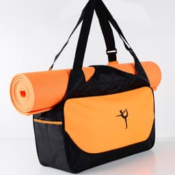 image-Customizable Logo Yoga Mat Backpack Large Capacity Sports Gym Bag