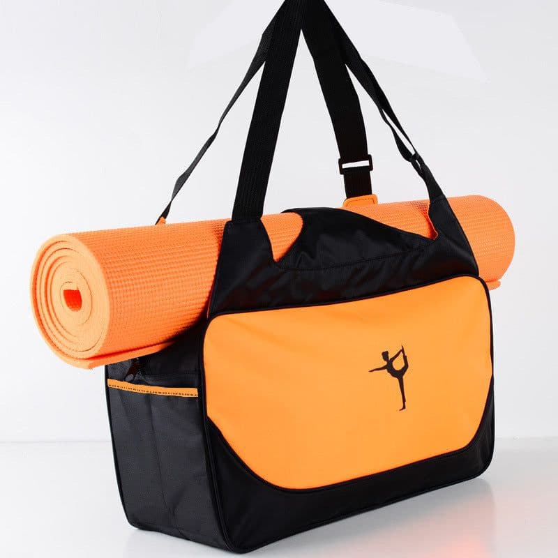 image-Customizable Logo Yoga Mat Backpack Large Capacity Sports Gym Bag