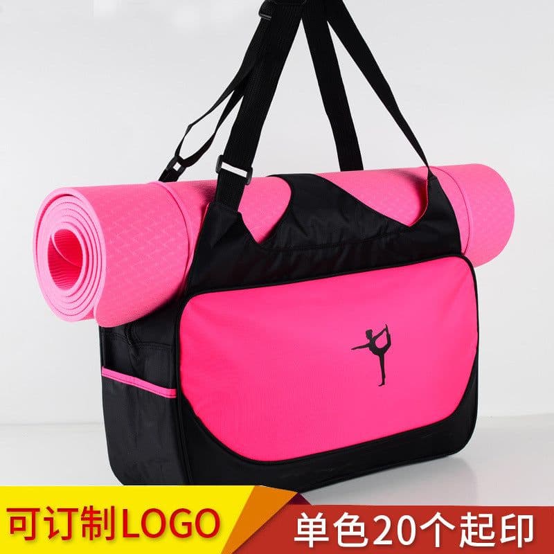 image-Customizable Logo Yoga Mat Backpack Large Capacity Sports Gym Bag
