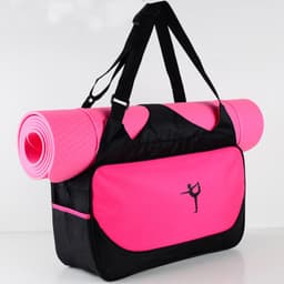 image-Customizable Logo Yoga Mat Backpack Large Capacity Sports Gym Bag