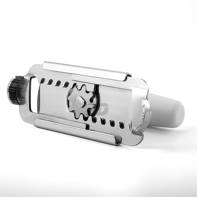 image-Stainless Steel Rotary Can Opener Kitchen Bottle Opener White