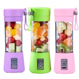image-Portable Electric Mini Juicer Cup Rechargeable Blender