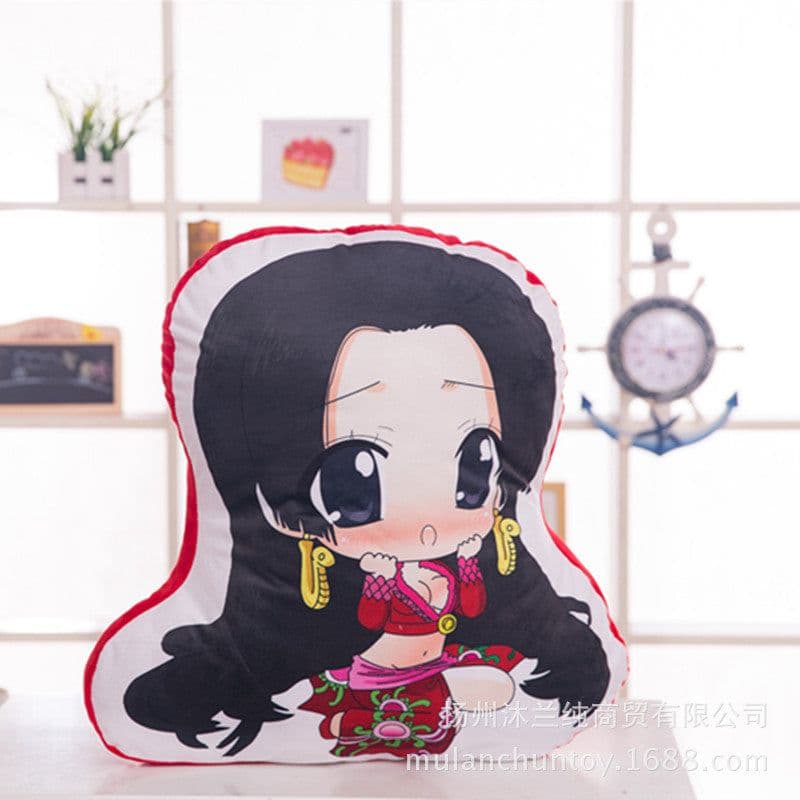 image-One Piece Luffy Plush Pillow 50cm Cartoon Character Cushion Toy
