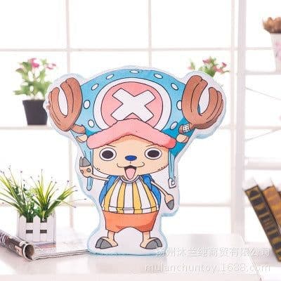 image-One Piece Luffy Plush Pillow 50cm Cartoon Character Cushion Toy