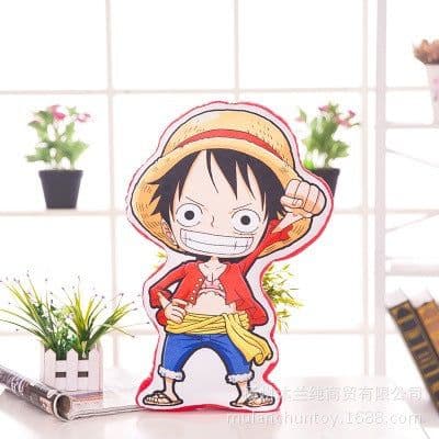 image-One Piece Luffy Plush Pillow 50cm Cartoon Character Cushion Toy