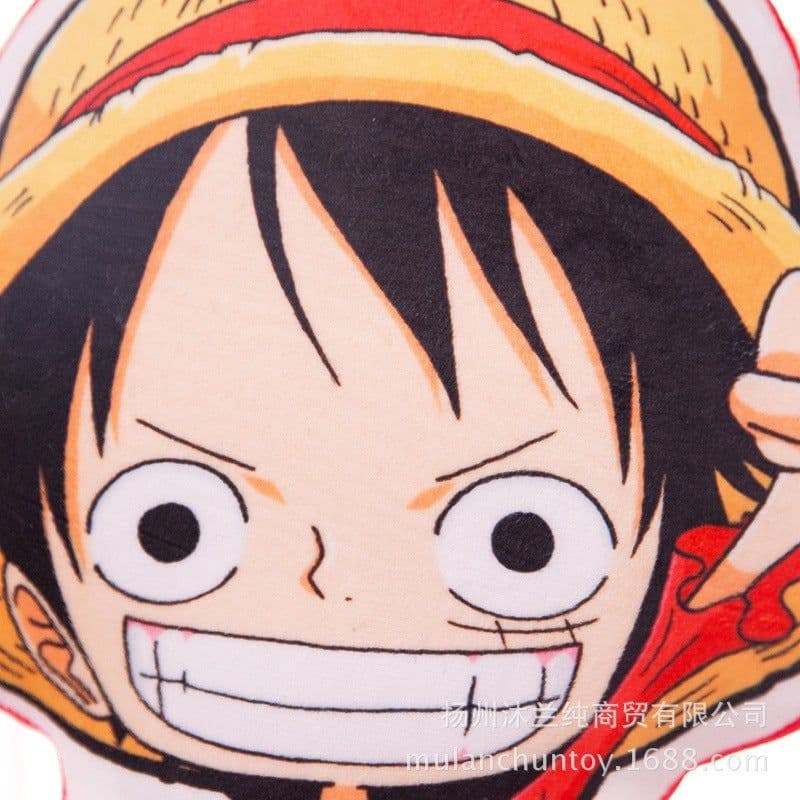 image-One Piece Luffy Plush Pillow 50cm Cartoon Character Cushion Toy