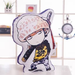 image-One Piece Luffy Plush Pillow 50cm Cartoon Character Cushion Toy