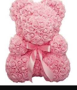 image-2.5cm PE Foam Rose Flower DIY Bridal Wedding Wreath 144pcs
