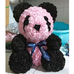 image-2.5cm PE Foam Rose Flower DIY Bridal Wedding Wreath 144pcs