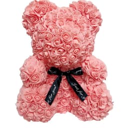 image-2.5cm PE Foam Rose Flower DIY Bridal Wedding Wreath 144pcs