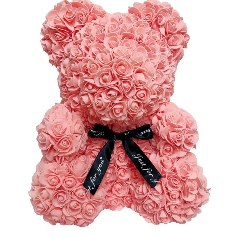 image-2.5cm PE Foam Rose Flower DIY Bridal Wedding Wreath 144pcs