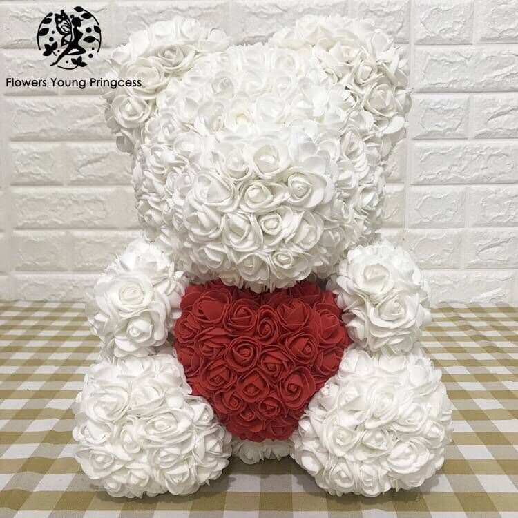 image-2.5cm PE Foam Rose Flower DIY Bridal Wedding Wreath 144pcs