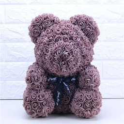 image-2.5cm PE Foam Rose Flower DIY Bridal Wedding Wreath 144pcs