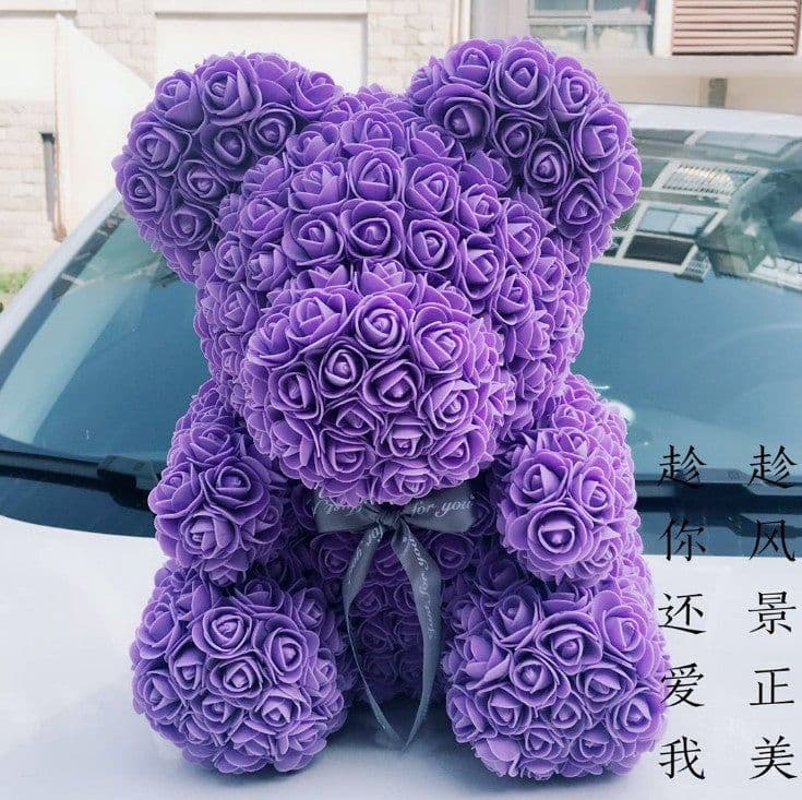 image-2.5cm PE Foam Rose Flower DIY Bridal Wedding Wreath 144pcs