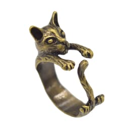 image-Women's Cartoon Cat Animal Ring Alloy Jewelry R005