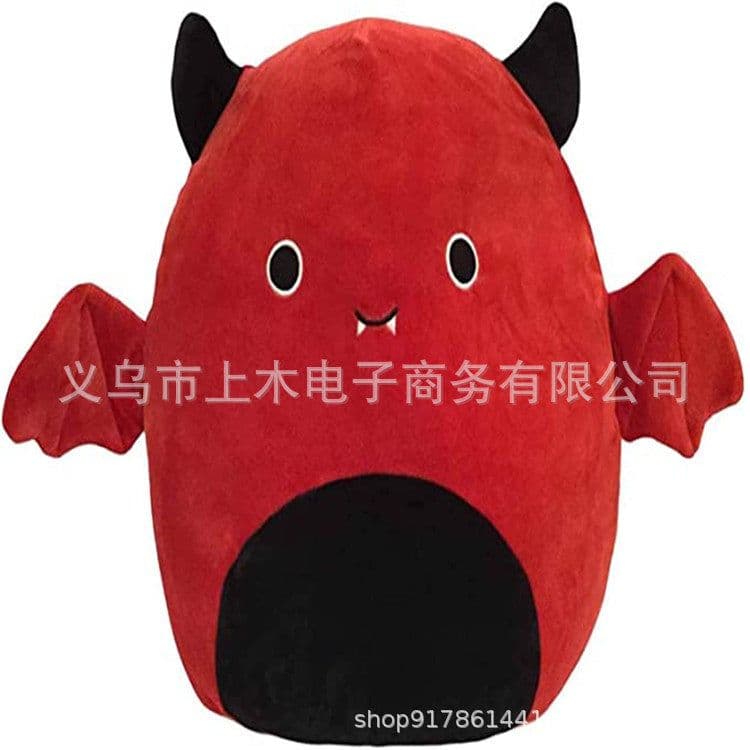 image-Plush Bat Toy Pillow 30cm Super Soft Short Plush PP Cotton Fill
