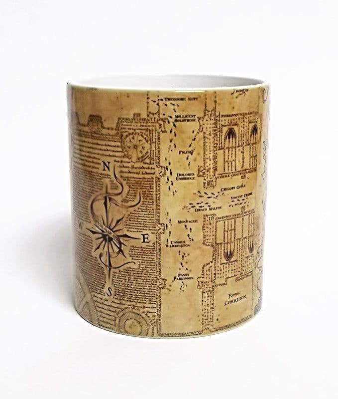 image-Harry Potter Color Changing Mug Thermal Heat Sensitive Map Design