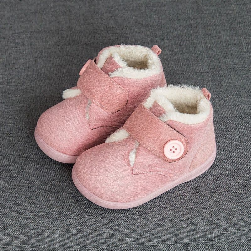 image-Kids Winter Cotton Shoes Velcro Warm Soft Sole Ages 1-6 Unisex