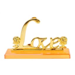 image-Gold Leaf Rose Bouquet HC8001 Plastic Flower Gift Box