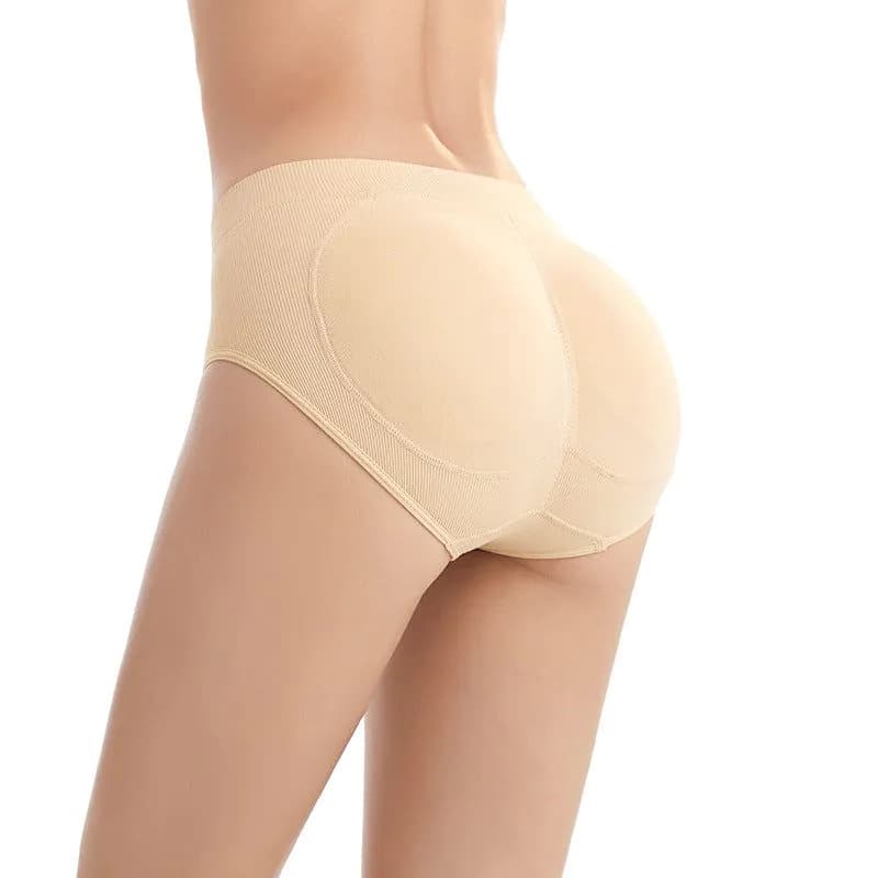 image-Women's Butt Lifting Shaping Briefs - Breathable Low-Waist Nylon Shapewear Pants