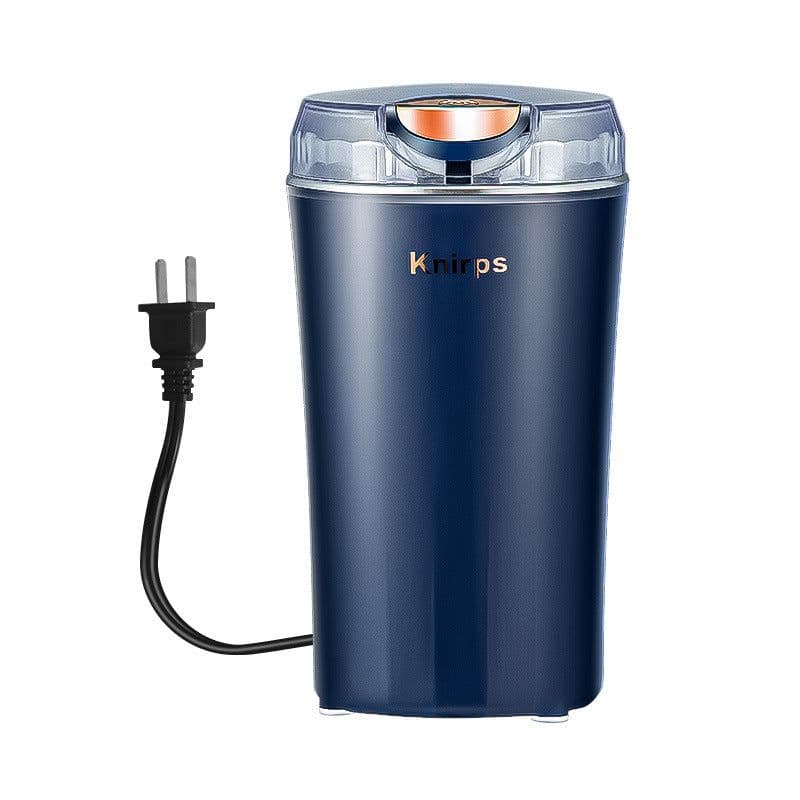 image-Portable Electric Coffee Grinder Stainless Steel Mini Pulverizer