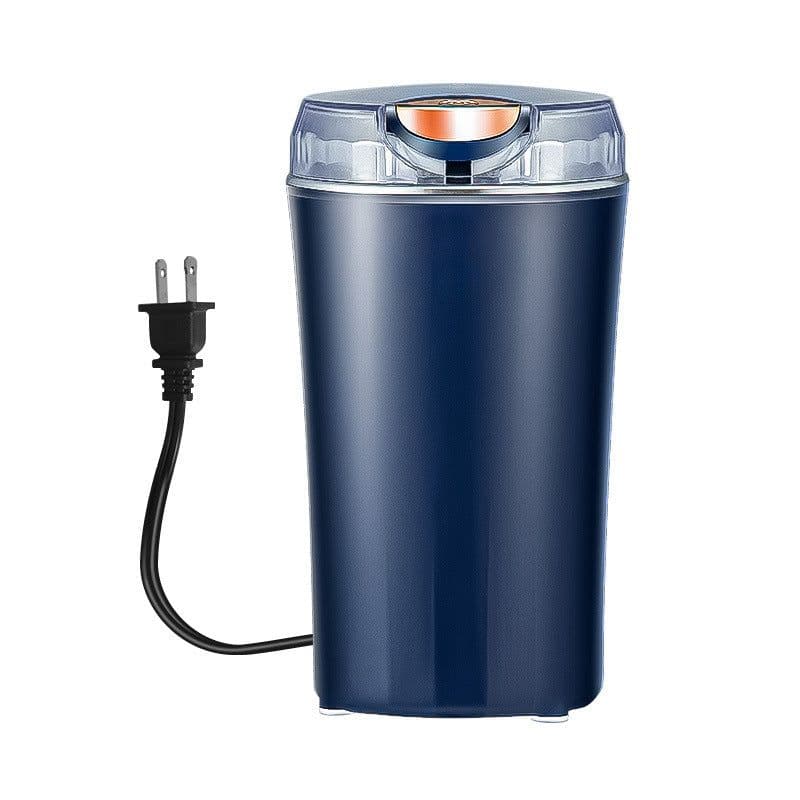 image-Portable Electric Coffee Grinder Stainless Steel Mini Pulverizer