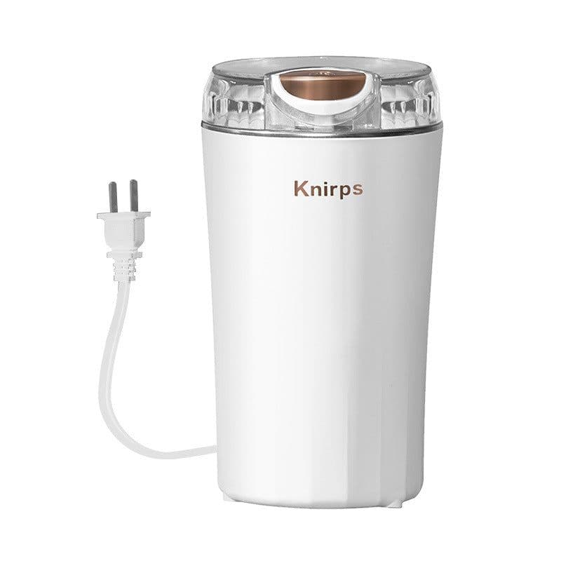 image-Portable Electric Coffee Grinder Stainless Steel Mini Pulverizer