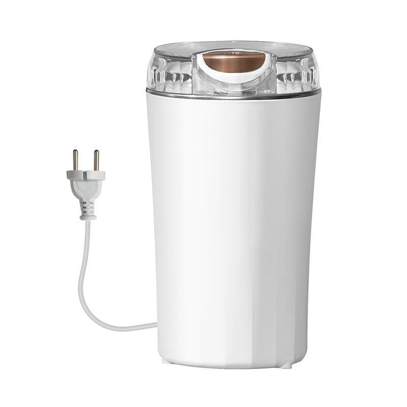 image-Portable Electric Coffee Grinder Stainless Steel Mini Pulverizer