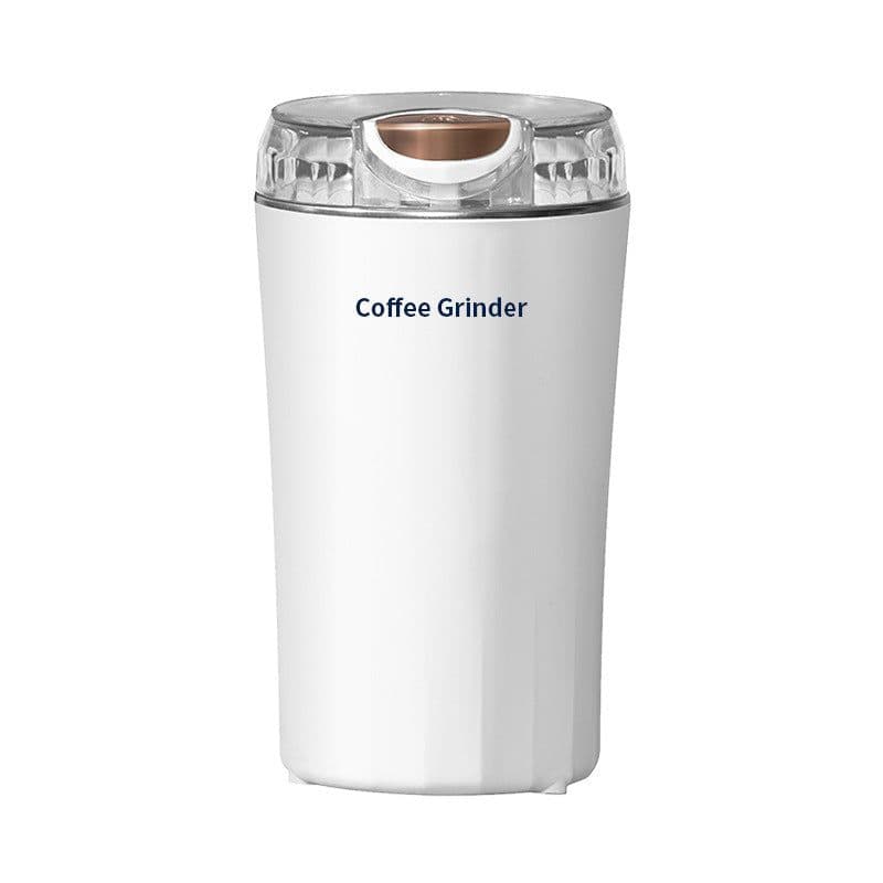 image-Portable Electric Coffee Grinder Stainless Steel Mini Pulverizer