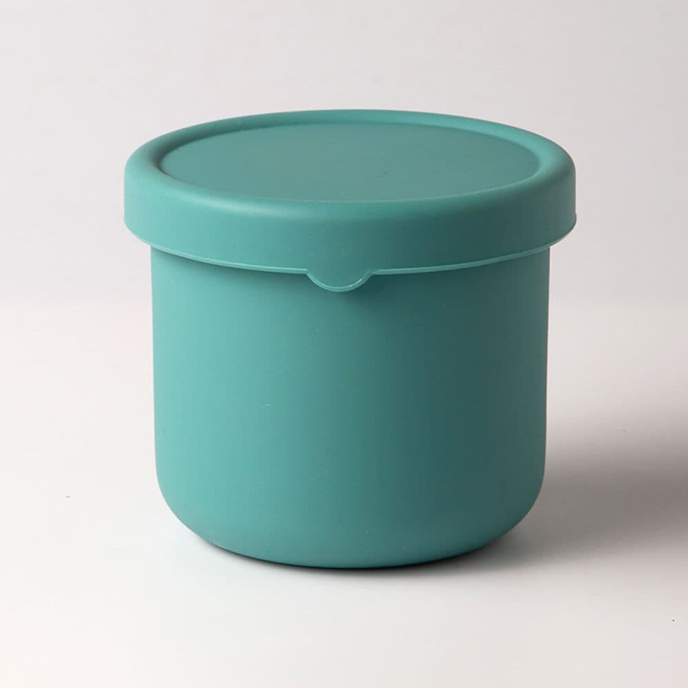 image-Silicone Fresh-Keeping Lunch Box Round Sealed Food Storage Container