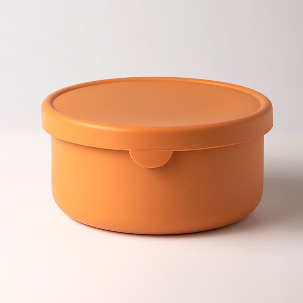 image-Silicone Fresh-Keeping Lunch Box Round Sealed Food Storage Container