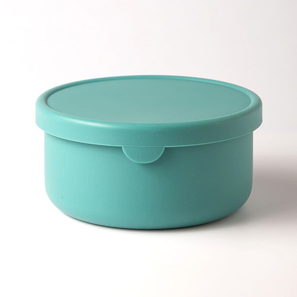 image-Silicone Fresh-Keeping Lunch Box Round Sealed Food Storage Container
