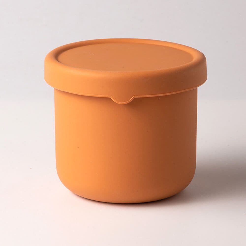 image-Silicone Fresh-Keeping Lunch Box Round Sealed Food Storage Container