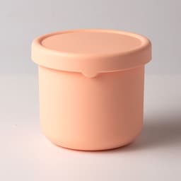 image-Silicone Fresh-Keeping Lunch Box Round Sealed Food Storage Container