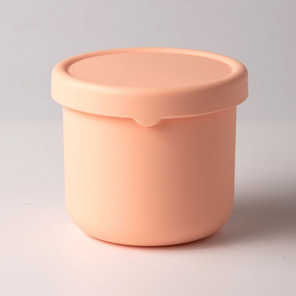 image-Silicone Fresh-Keeping Lunch Box Round Sealed Food Storage Container