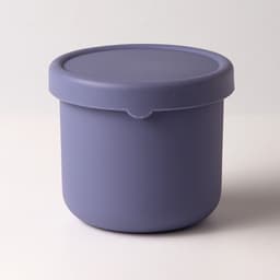image-Silicone Fresh-Keeping Lunch Box Round Sealed Food Storage Container