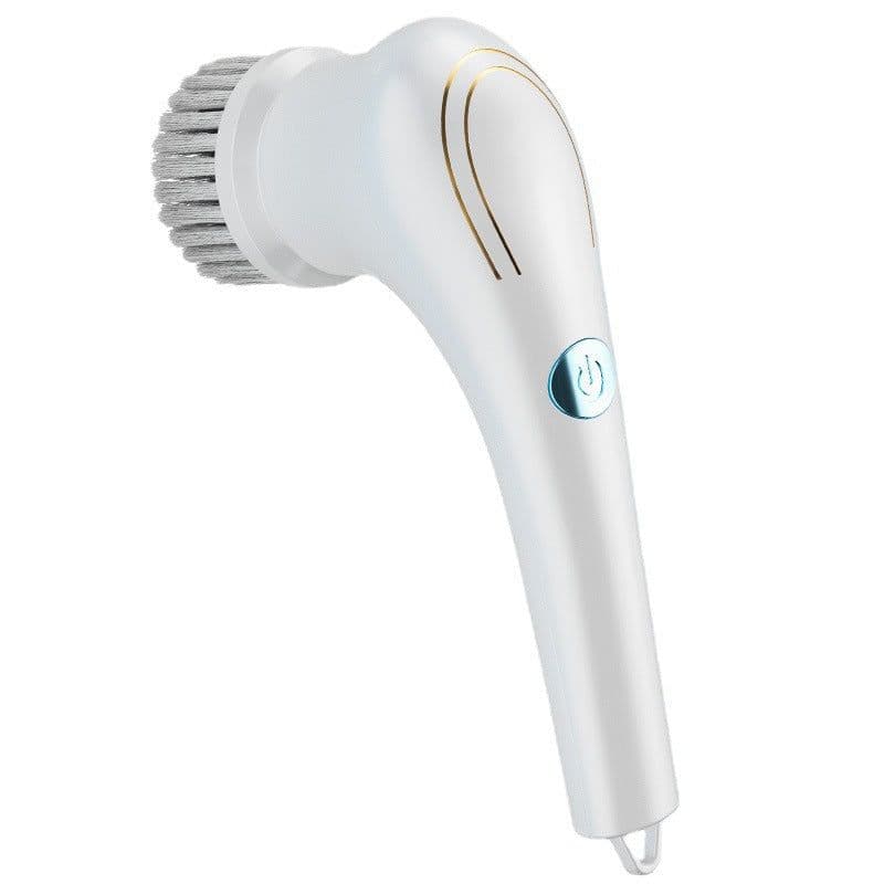 image-Electric Dishwashing Cleaning Brush USB Rechargeable 5 Brush Heads