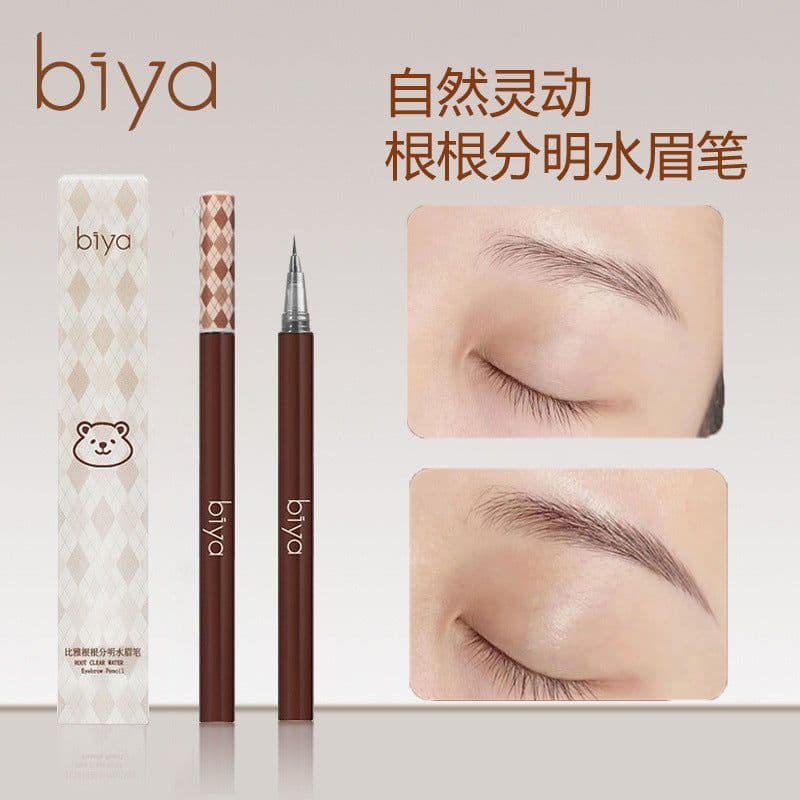 image-Biya Waterproof Eyebrow Pencil - Long-Lasting Liquid Pen