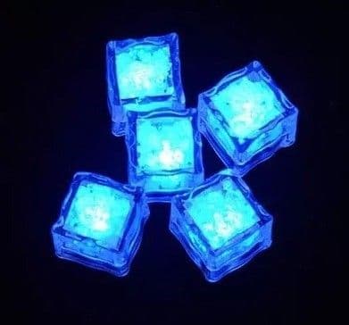 image-LED Light-Up Ice Cubes - Colorful Sensor Activated Bar Party Supplies
