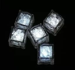 image-LED Light-Up Ice Cubes - Colorful Sensor Activated Bar Party Supplies