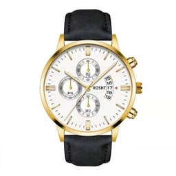 image-Men's Quartz Watch with Small Three Needles and Alloy Strap