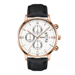 image-Men's Quartz Watch with Small Three Needles and Alloy Strap