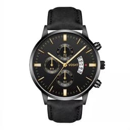 image-Men's Quartz Watch with Small Three Needles and Alloy Strap